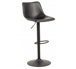 Barová stolička Oregon high PU čierna