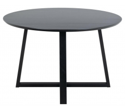 Stôl Malika 120 cm čierny