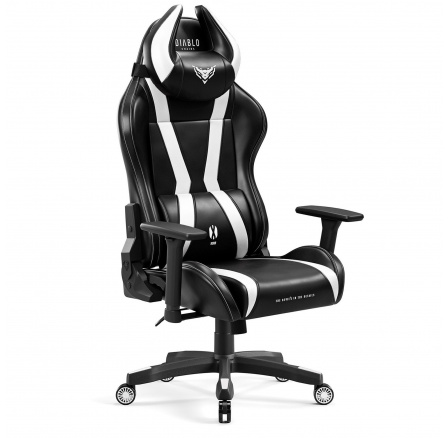 Herná kancelárska stolička X Horn 2.0 King Size, čiernobiele