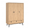 Šatní skriňa RAIN, Jackson hickory