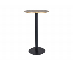 BAROVÝ STÔL BT005 DĽB ARTISAN/BLACK FI60