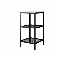 Regál Rolin Čierny+Biely Matný