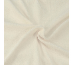 Froté prestieradlo smotanové 220x200