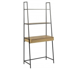 Regál so zásuvkou Seaford prírodný