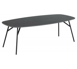 Konferenčný stolík Caracas 120x60cm čierna keramika