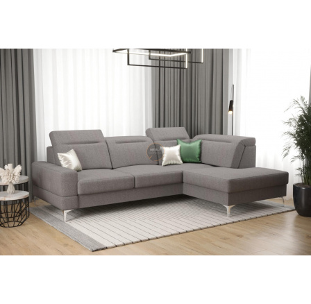Rohová sedacia súprava MALIBU MINI 180X250 - sivá, pravá Rohová sedacia súprava MALIBU MINI 180X250 - sivá, pravá