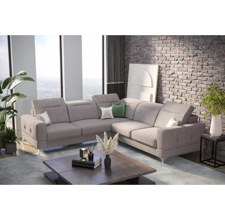 Rohová sedacia súprava MALIBU MAX 250x250 - sivá, ľavá Rohová sedacia súprava MALIBU MAX 250x250 - sivá, ľavá