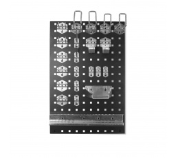 Háčiky na nástennú dosku na náradie, sada držiakov, 22 ks.