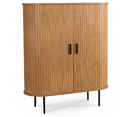 Komoda TRISH 100 cm Dvojdverová Posuvná Dub