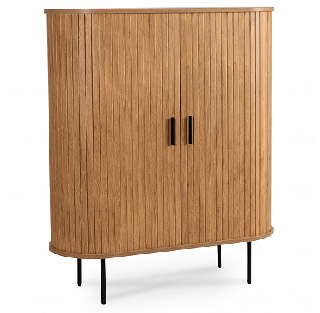 Komoda TRISH 100 cm Dvojdverová Posuvná Dub