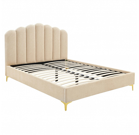 Posteľ 160x200 GEMINI Béžová