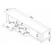 TV komoda DARCO 180, Elegant orech