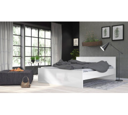 Posteľ Simplicity 213 160x200 cm biely lesk