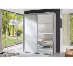 Šatní skriňa LEO 180, Biela