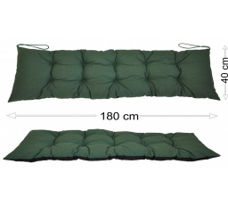 Podsedák 180x40 tmavo zelený melír