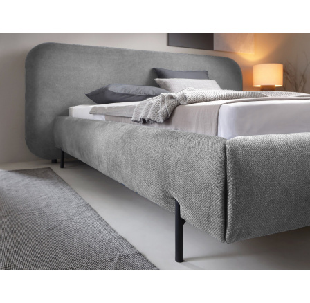 Posteľ Pointt + kovový rám / plynový piest / úložný box na lôžkoviny 140x200 Paolli 04 1