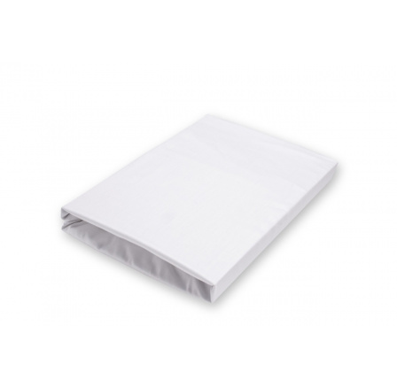Napínacie saténové prestieradlo biele 220x200