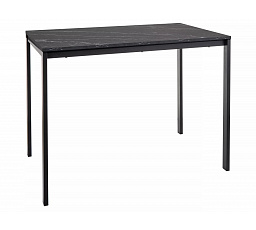 Jedálenský stôl MARIO, Efekt čierneho mramoru/Čierna