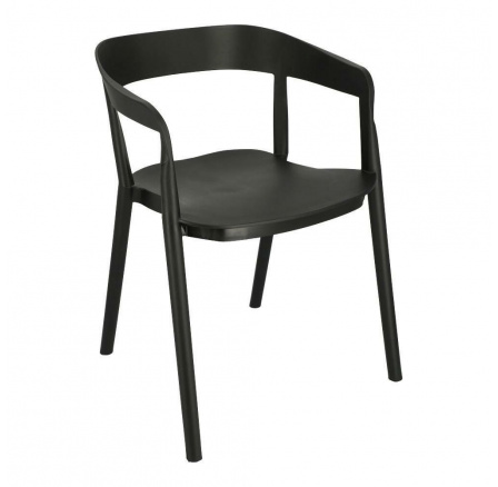 Stolička Bow čierna