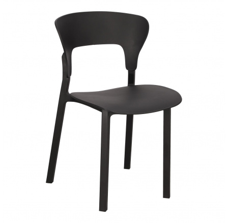 Stolička Kabru čierna