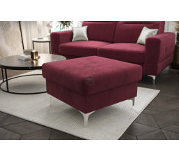 Taburet čalúnený MALIBU 70 x 70 cm - Odtiene Ružovej