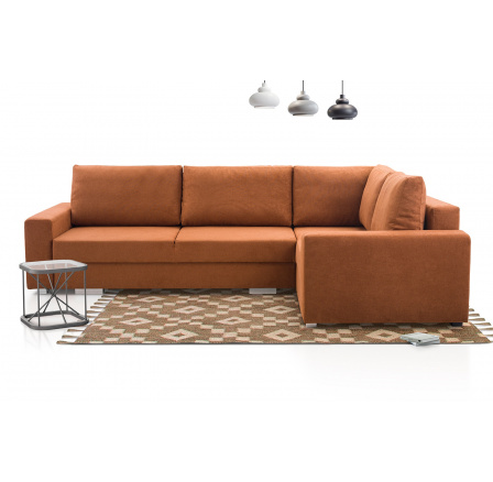 Rohová sedacia súprava TORNADO, Astone 10, Pravá Rohová sedacia súprava TORNADO, Astone 10, Pravá