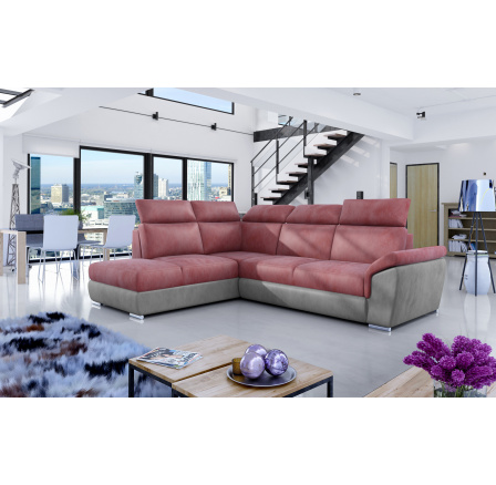 Rohová sedacia súprava LORETO, Monolit 63/Monolit 84, ľavá