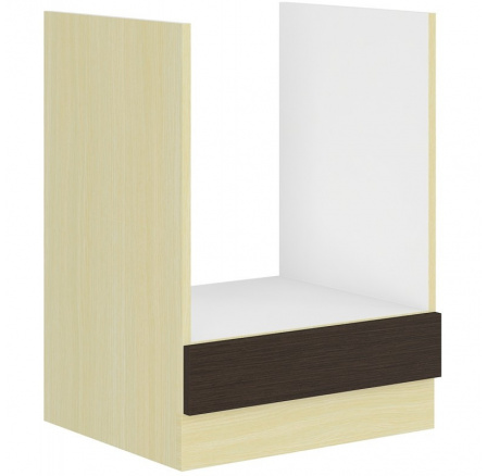 Kuchynská dolná skrinka CHRISTO 60-DG-B, Dub ferrara/Legno tmavé