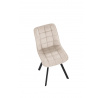 Jedálenská stolička K549 VARDO, Béžová 28/Čierna