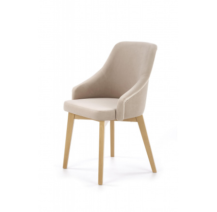 Jedálenská stolička TOLEDO 2, off-white Velvet