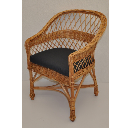 Kreslo Rudnik - vankúš tmavosivé odlesky Kreslo Rudnik - vankúš tmavosivé odlesky