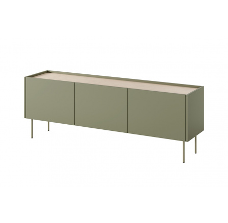 TV Komoda DESIN 3D1SZ, Olivová/Dub nagano