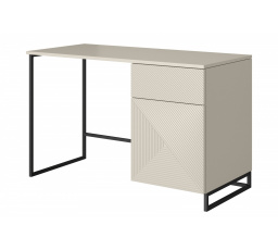 ASHA PÍSACÍ STÔL 120 1D1SZ - kašmír / čierny rám
