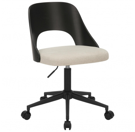 Kancelárska stolička Lucy čierna/béžová Apia 453