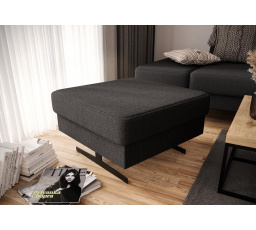Taburet EMPORIO 70 x 70 cm - tmavo sivá