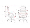 Kancelárske ergonomické herné kreslo Modular Karbon čierna