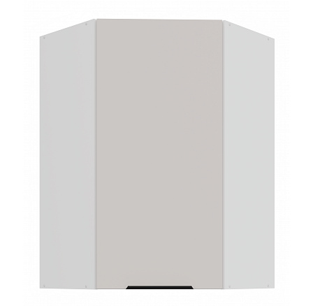 Horní rohová skříňka COMBO - 60x60 GN-90 1F (45°), Bílá/Kašmír