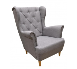 Relaxačné kreslo Selene svetlo sivé