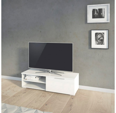 TV komoda MATEO 066, biely lesk