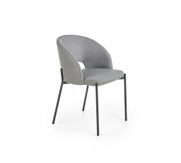 Jedálenská stolička K373, Sivá/Čierna