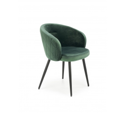 Jedálenská stolička K430, zelená/čierna