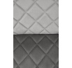 Jedálenská stolička K525 VELVET, Sivá/Čierna