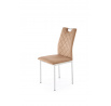 Jedálenská stolička K578, béžová / strieborná