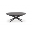 Rozkladací stôl SANDRO, čierny