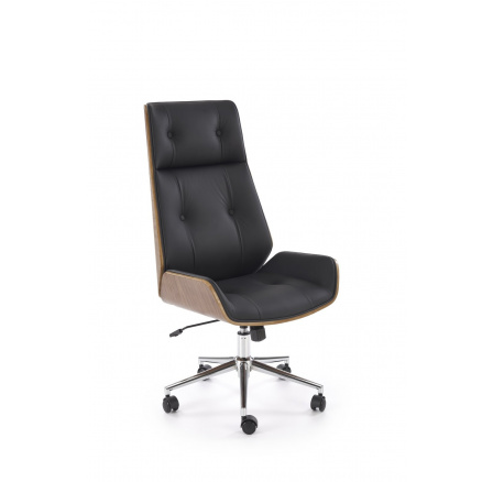 Kancelárske kreslo WEBSTER, Orech/Čierna