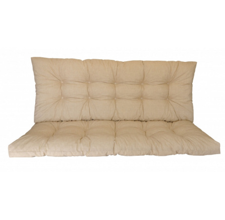 Vankúš na záhradnú hojdačku 140 cm - látka béžová