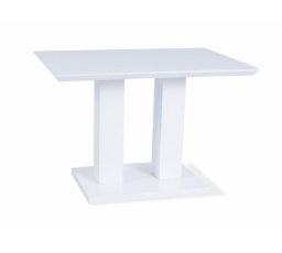 Jedálenský stôl TOWER, biely lak
