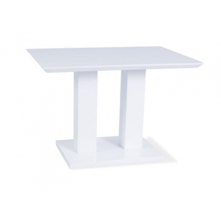Jedálenský stôl TOWER, biely lak