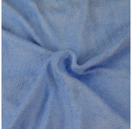 Froté prestieradlo svetlomodré 100x200