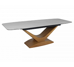 Jedálenský stôl DOLCE, Dub/ Biela MAT